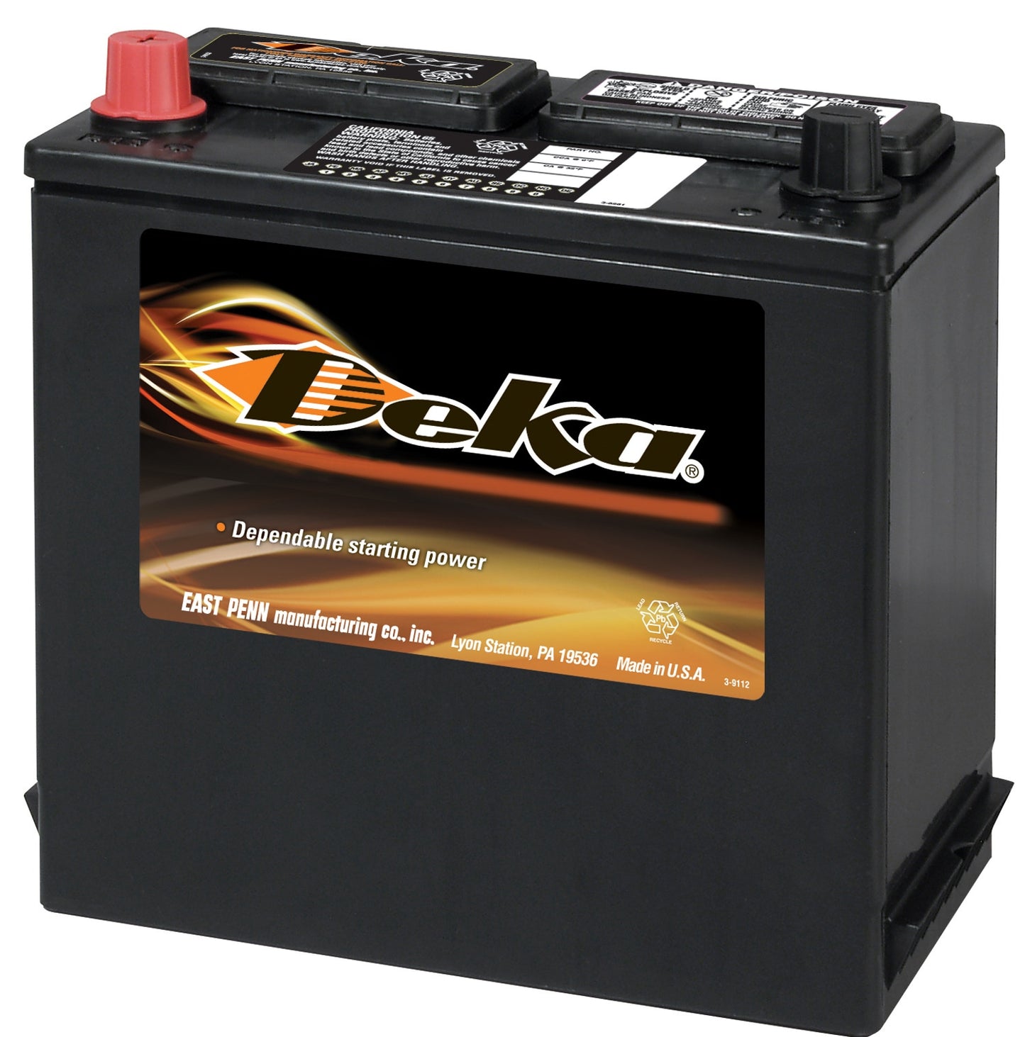 Deka 12-Volt 485 Amps CCA Farm Equipment Battery 545MF