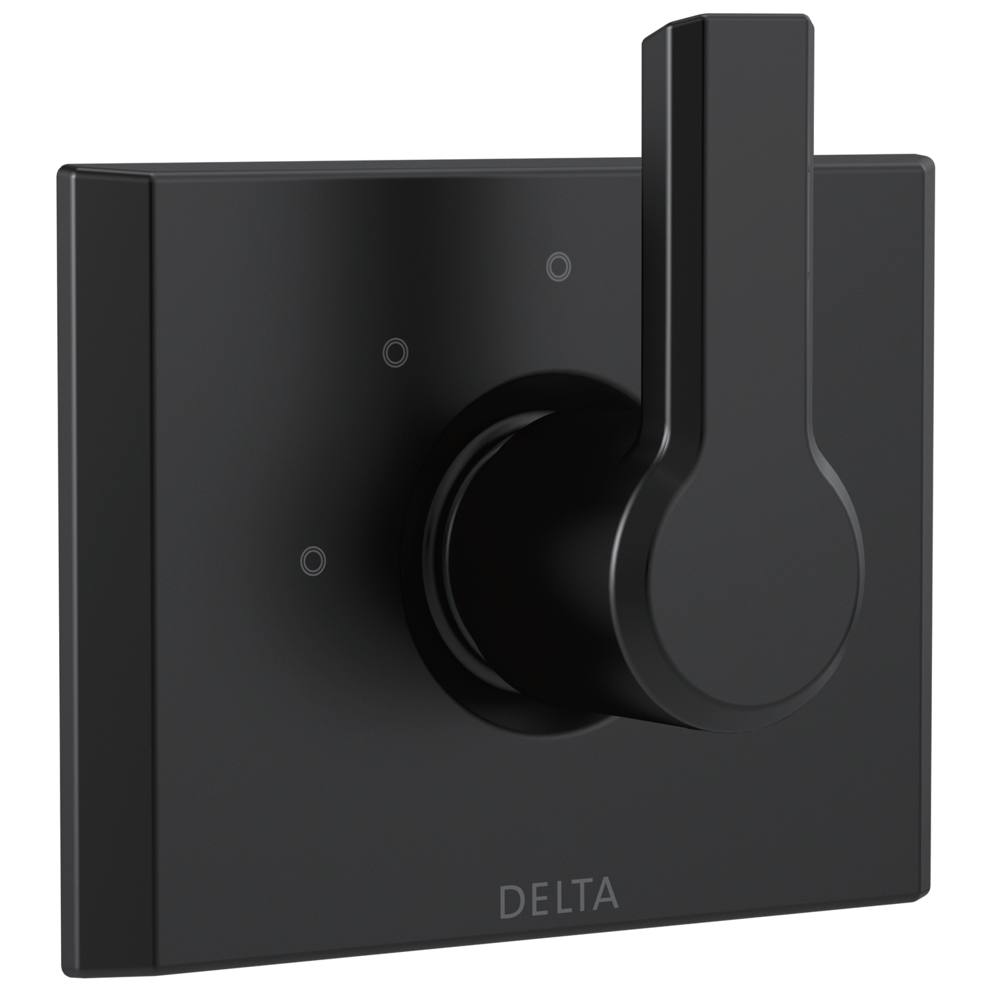 Delta Pivotal Matte Black 4.625-Inches Universal Bathtub/Shower Diverter 0.5-Inches -ID