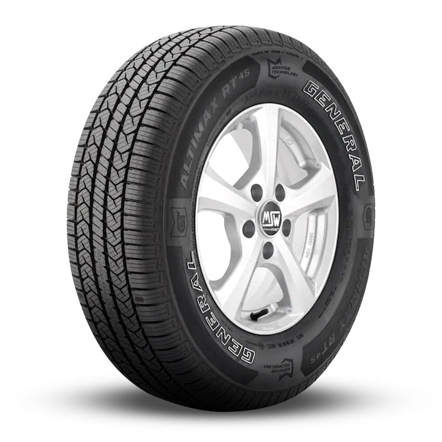 1 General Altimax RT45 OWL 225/70R15 100T All Season 75K Mi Warranty 600AB 15576540000 / 225/70/15 / 2257015