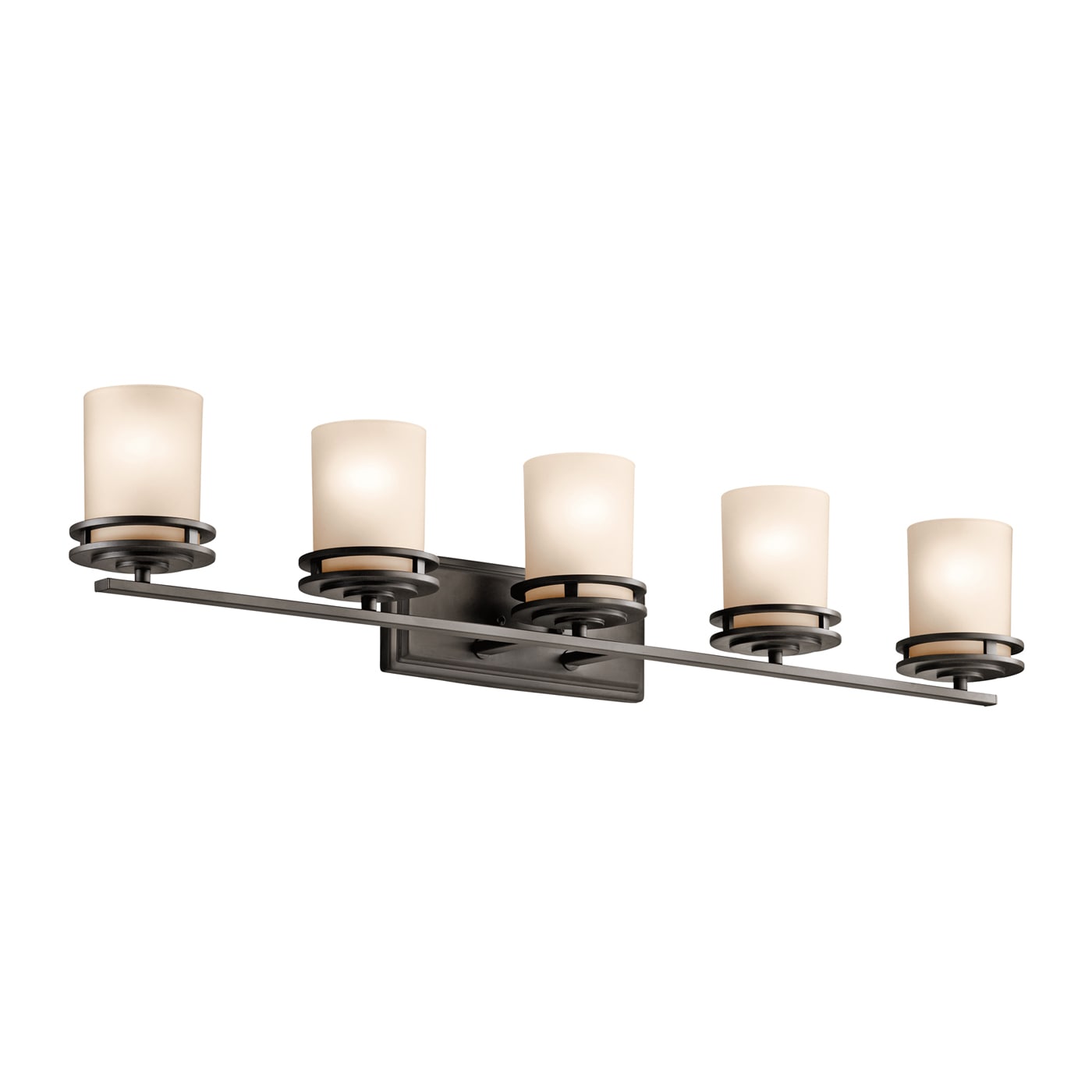 Kichler Hendrik 43-in 5 -Light Antique Bronze Modern/contemporary Vanity light 1252320