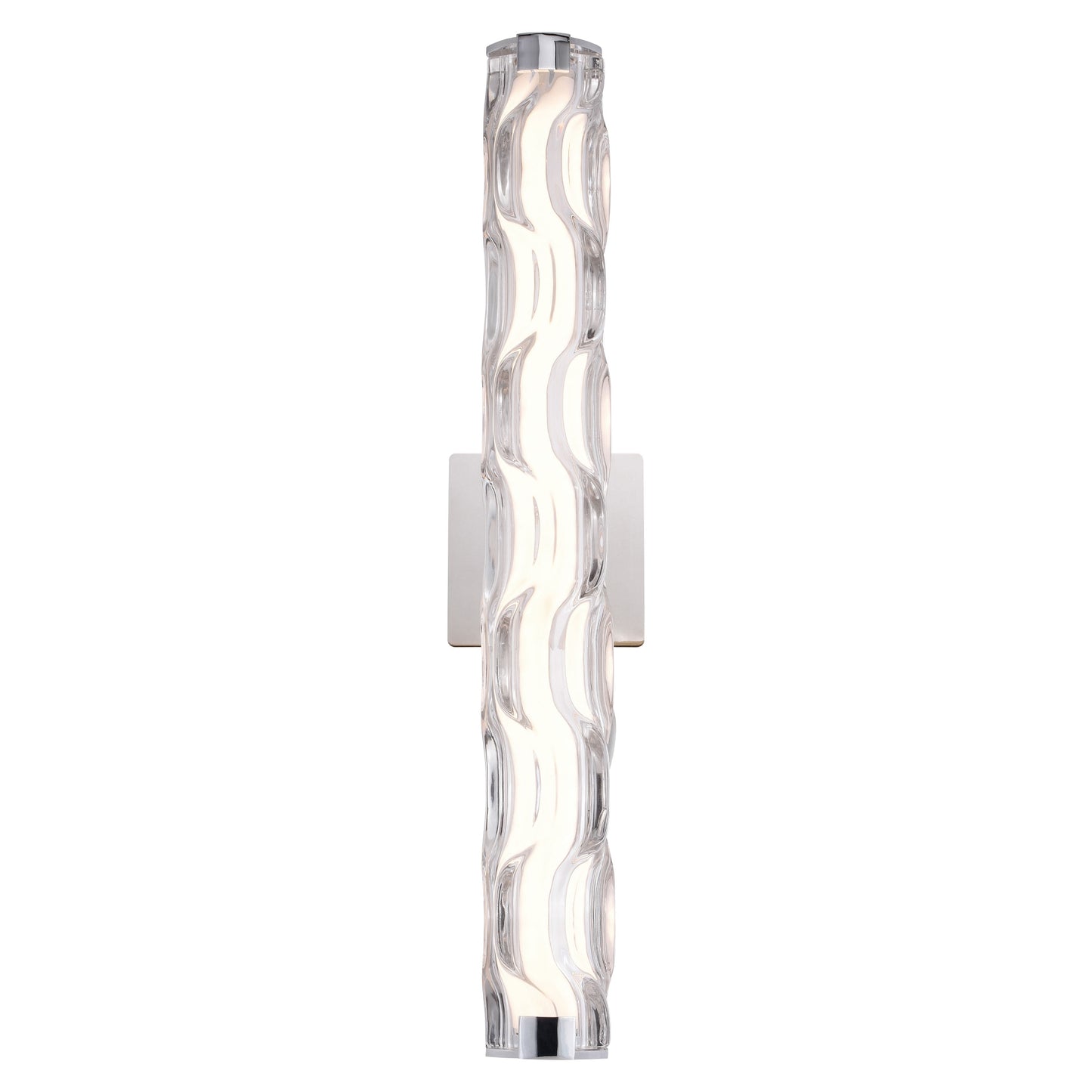 Cascadia Marseille 24-in 1 -Light Polished Chrome Integrated LED Modern/contemporary Vanity light bar