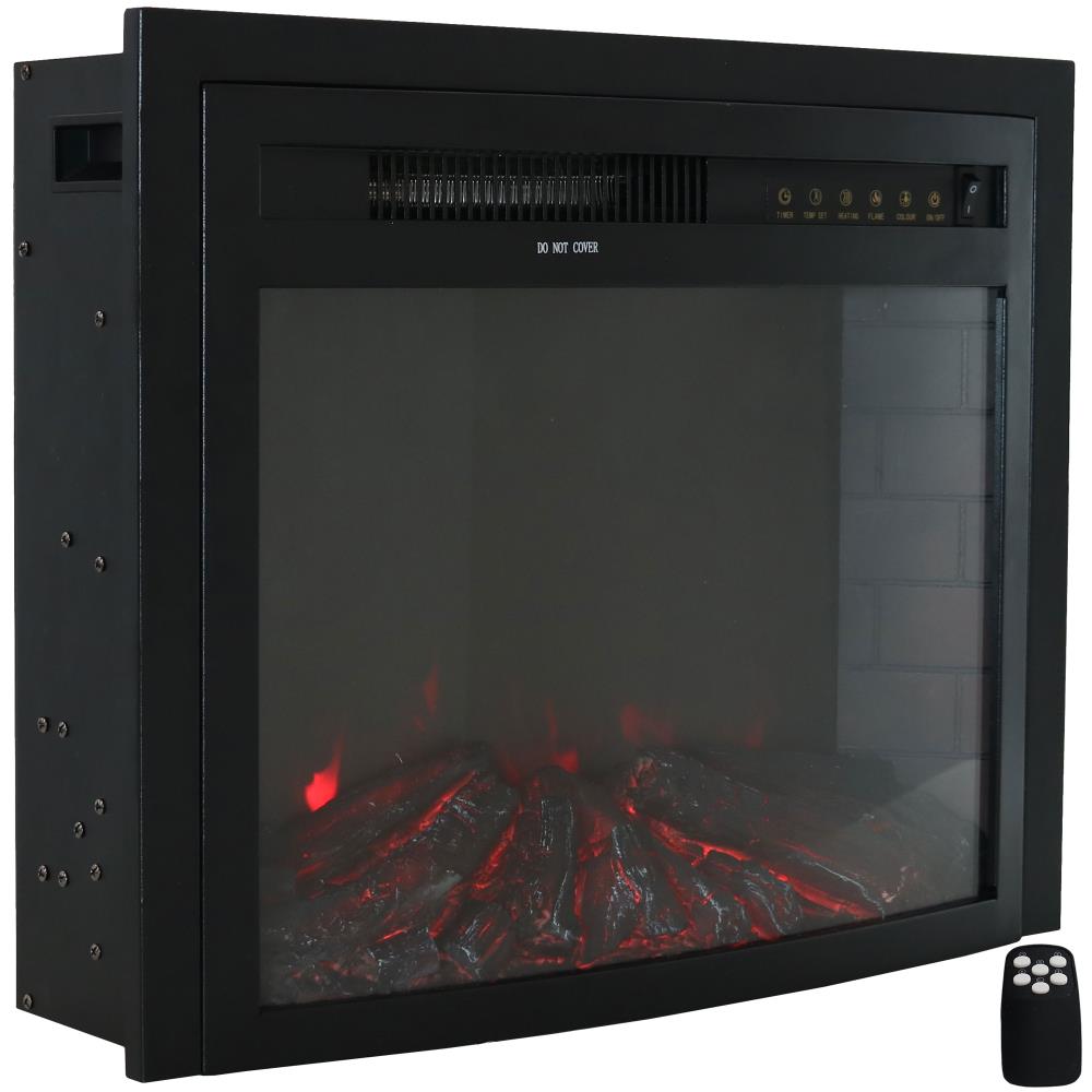Sunnydaze Decor 23.5-in Black Electric Fireplace Insert LOE-371