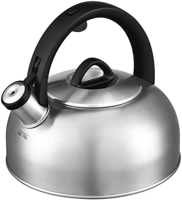 Cuisinart Professional Brushed Stainless Steel 2-QT Teakettle Water Whistling Tea Kettle