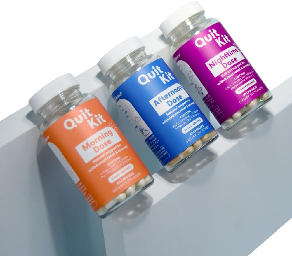 Daily Withdrawal and Detox Formula. Energy Booster, Stress Relief, Mood Regulation, & Sleep Support | 12-In-One Detox System with L-Theanine, Mucuna Pruriens, GABA, NAC, Ashwagandha, Probiotics & More