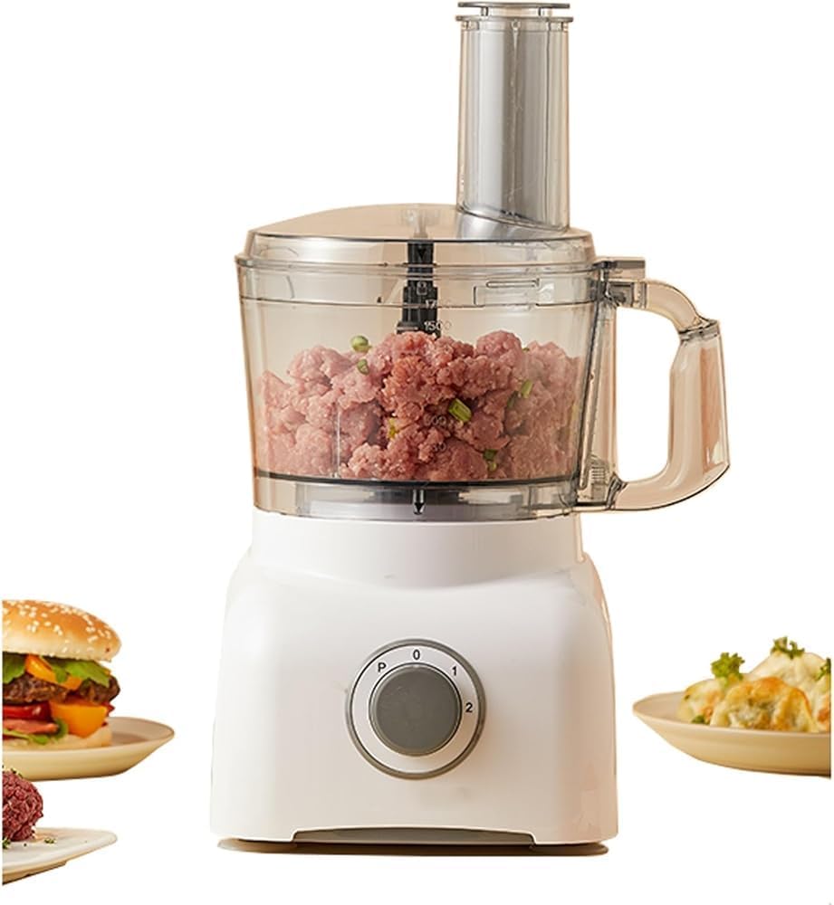 Electric Veggie Chopper Mini Food Processor - Multifunctional Meat Mixer for Slicing & Shredding - 110V-240V - Household Kitchen Appliance