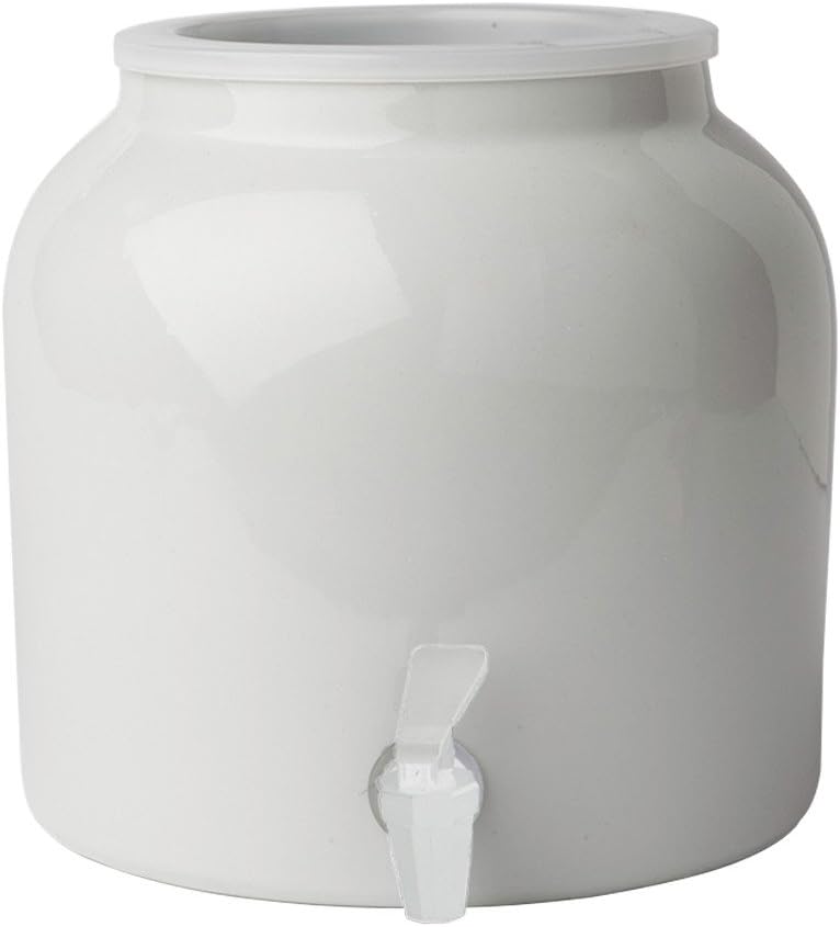 New Wave Enviro Porcelain Water Dispenser, Classic White