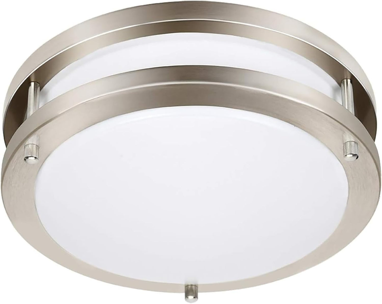 Drosbey 60W LED Flush Mount Ceiling Light Fixture, 15 inch Light Fixtures Ceiling for Bedroom, Kitchen, Bathroom, Office, Garage, Super Bright 6000 Lumens, Daylight White 5000K