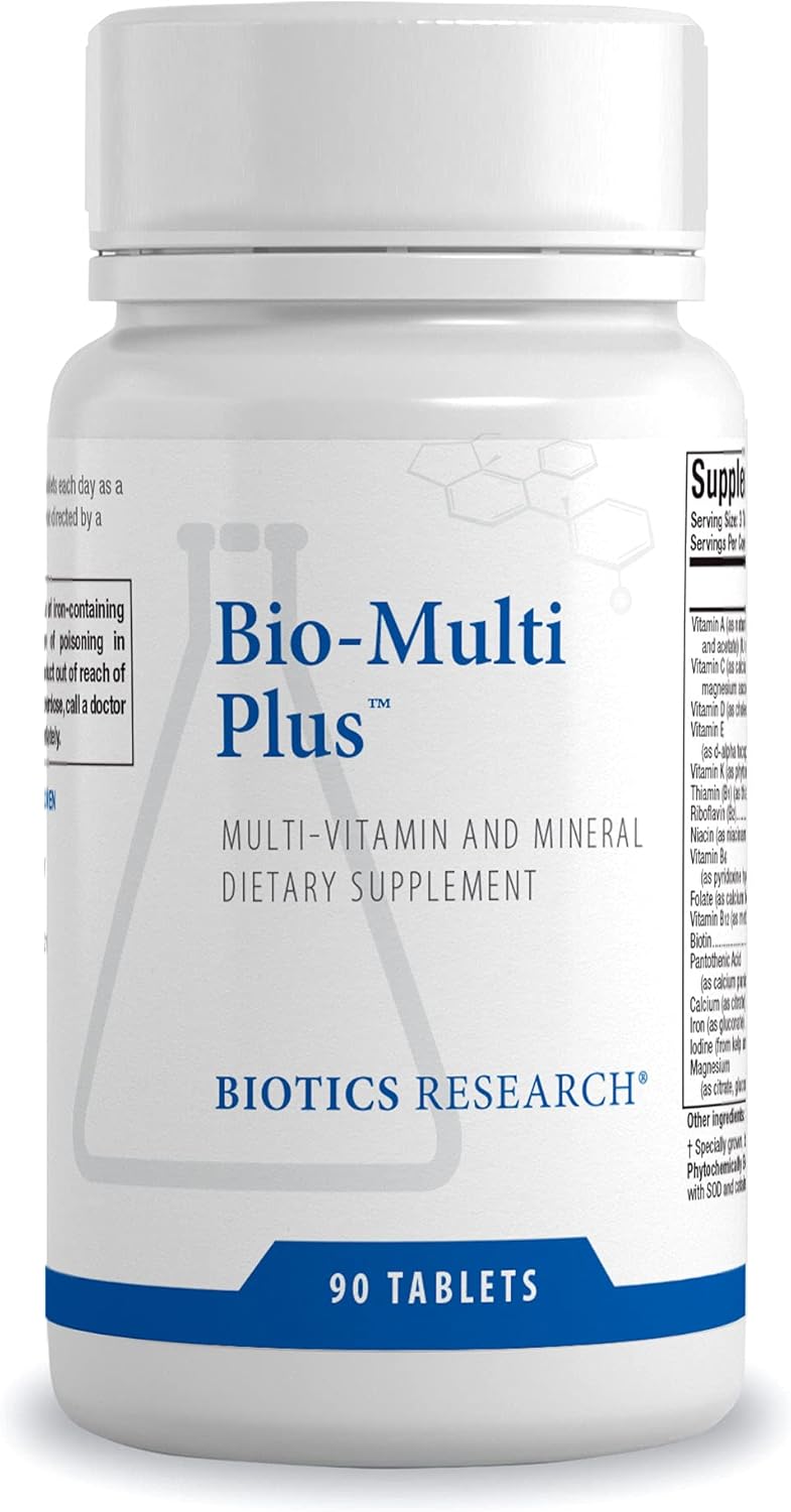 Biotics Research Bio-Multi Plus - Robust Foundational Multivitamin\/Mineral Formula, Contains Plant-Based Trace Minerals 90 Tablets