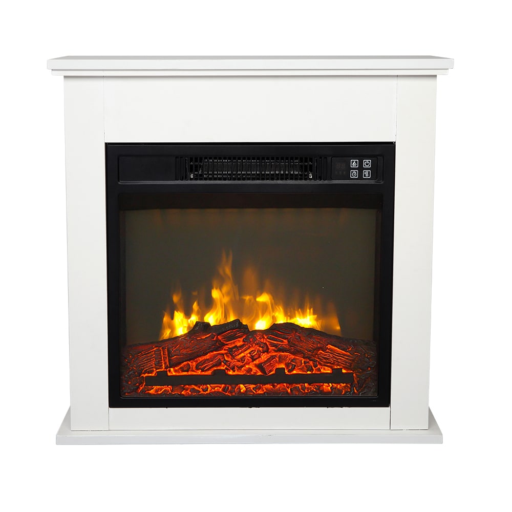 Winado 24.8-in W White Fan-forced Electric Fireplace 757630042541