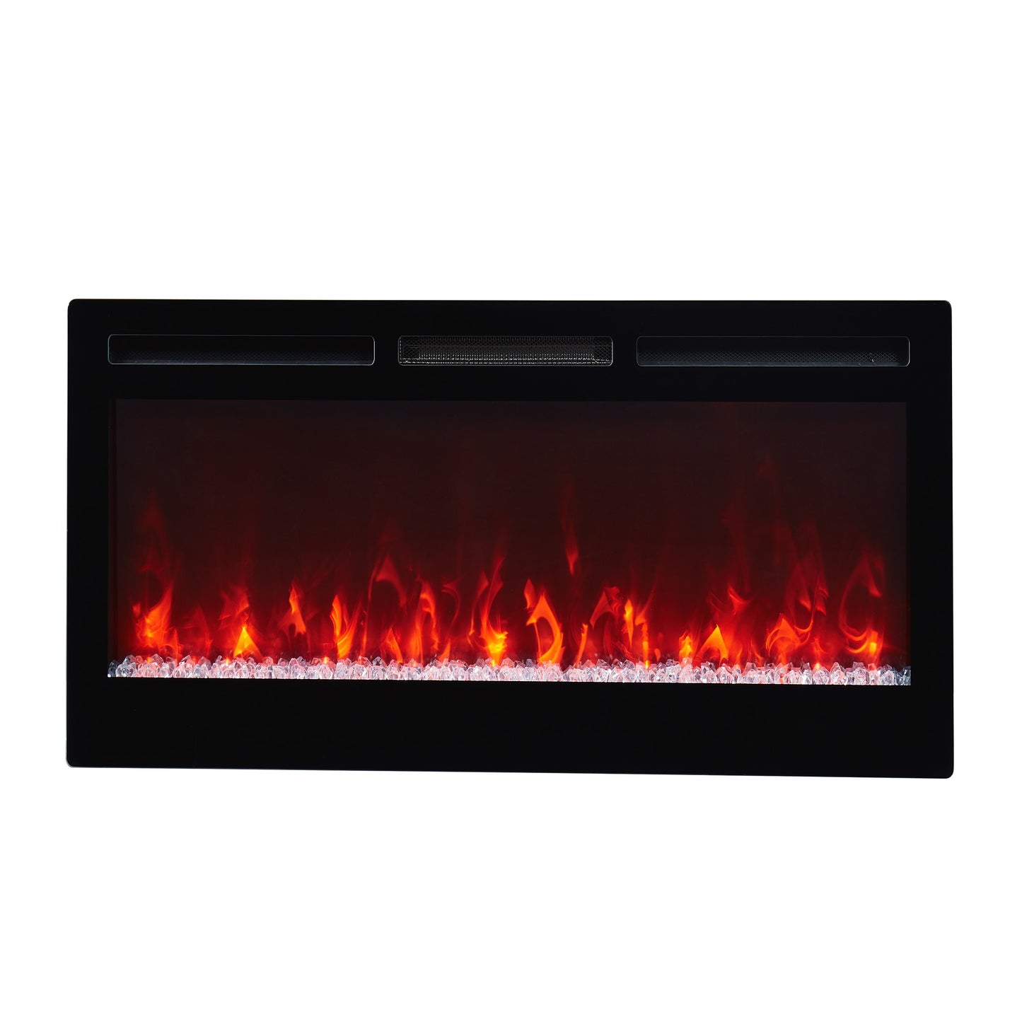 CASAINC 50-in W Black LED Electric Fireplace CA-WMX-RFP-50