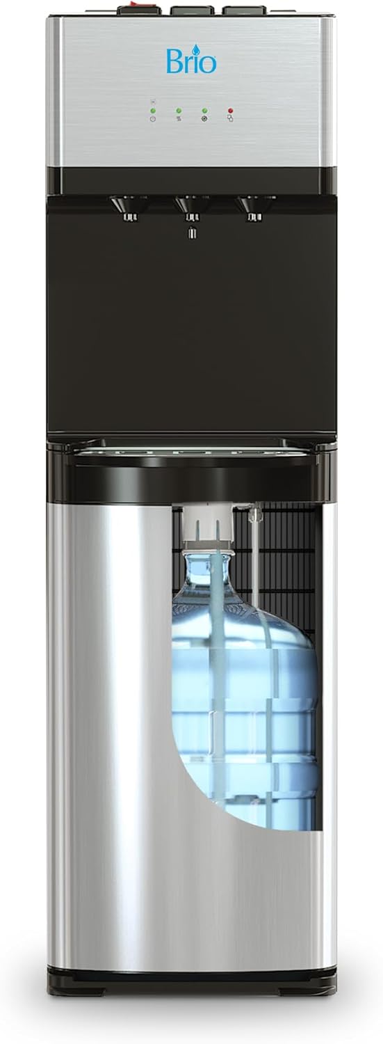 Brio Self Cleaning Bottom Loading Water Cooler Water Dispenser \u2013 Limited Edition - 3 Temperature Settings - Hot, Cold & Cool Water