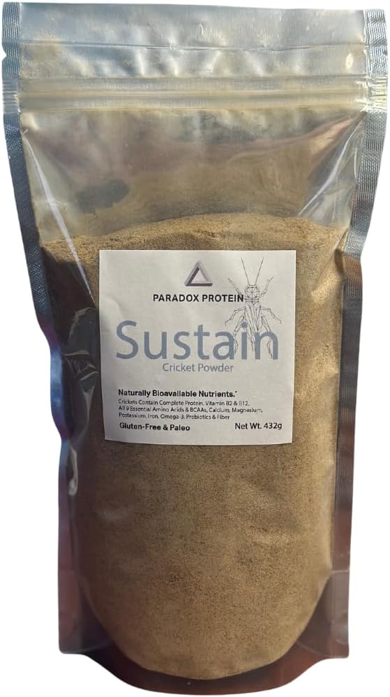 Paradox Protein 1lb Organic Bag Pure Cricket Powder