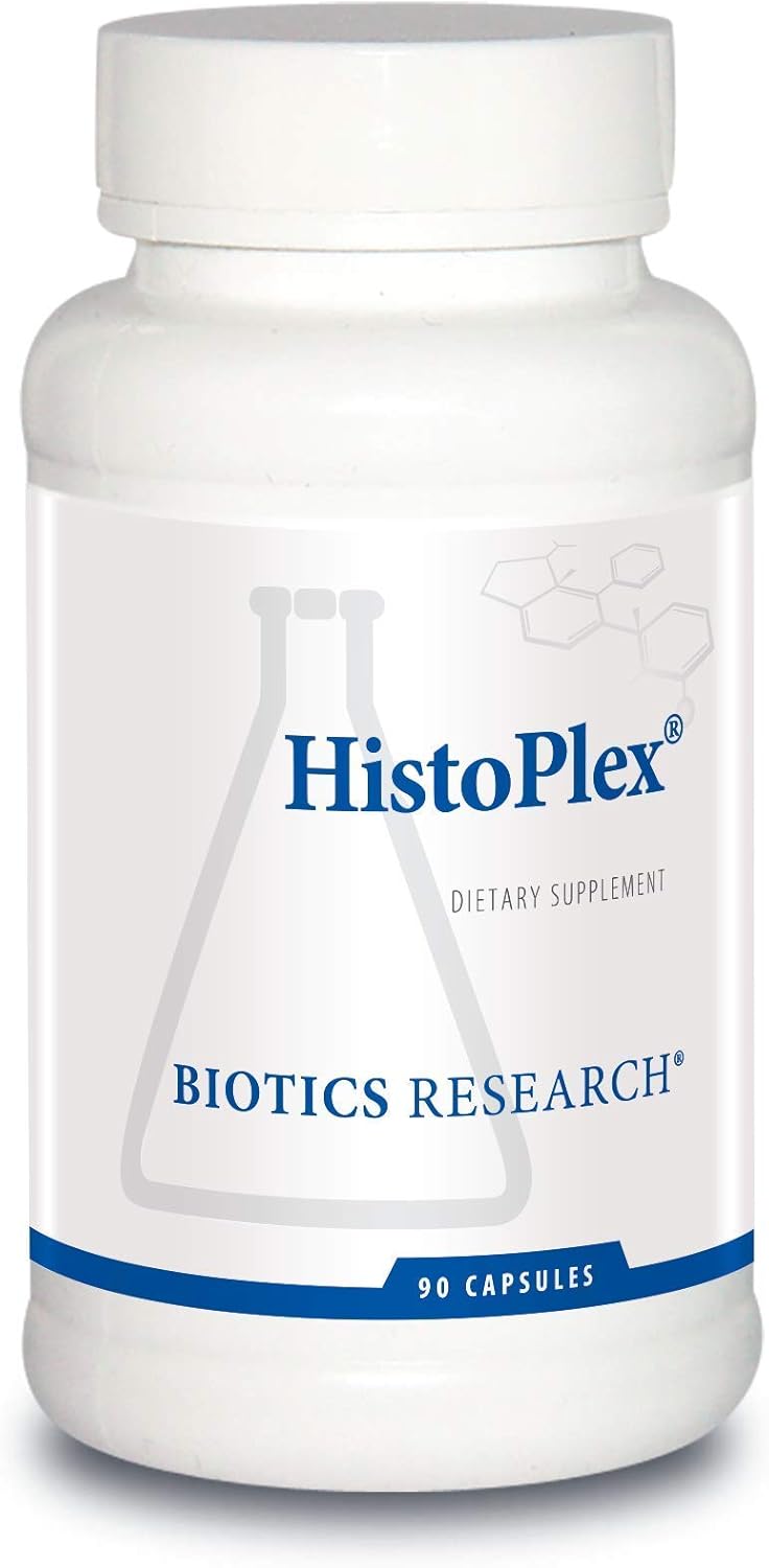 Biotics Research HistoPlex Natural Anti Histamine, Proprietary Blend of Herbs, Olive Leaf Extract, Allergy Support, Immune Booster 90 Capsules