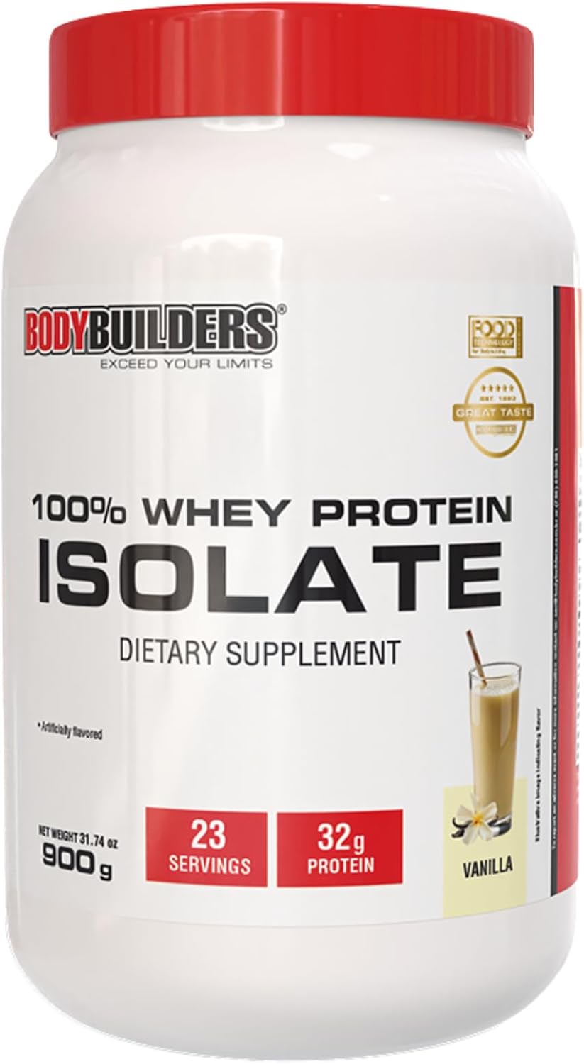 BODY BUILDERS 100% Whey Protein Isolate Vanilla (1.98 lbs)