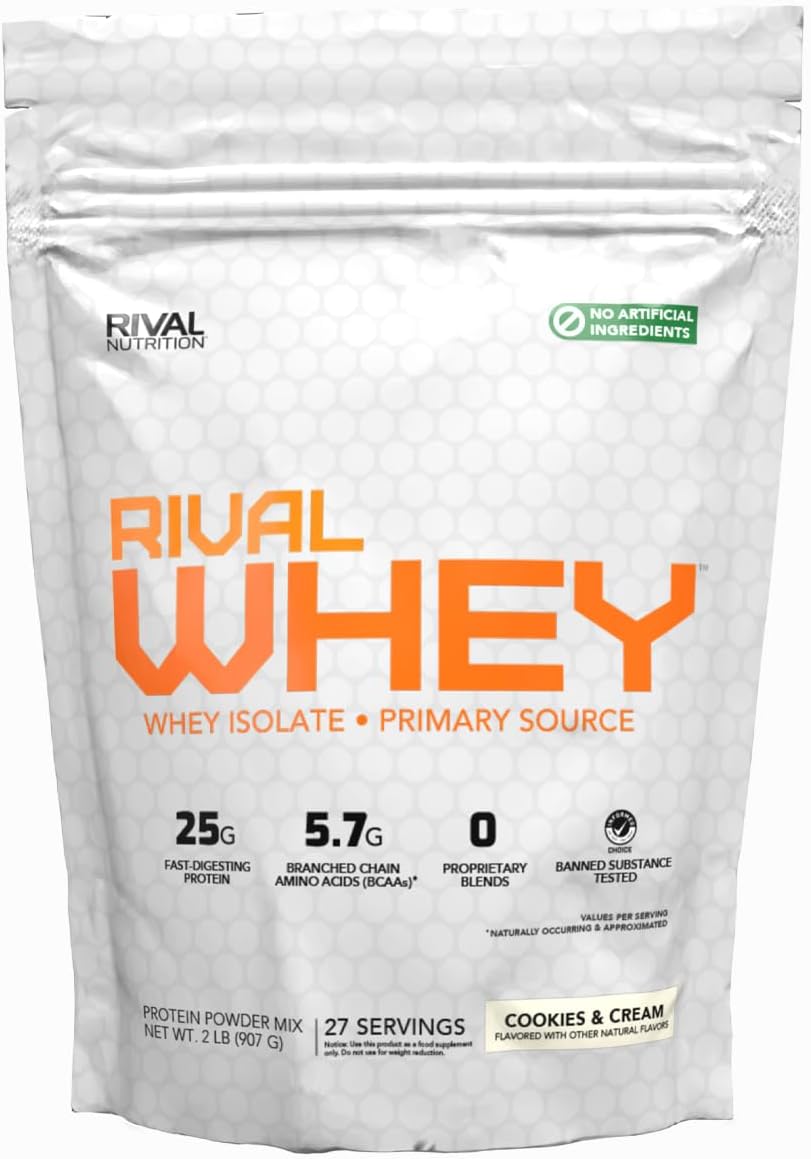 Naturally Flavored Rival Whey - Cookies and Cream 2lb