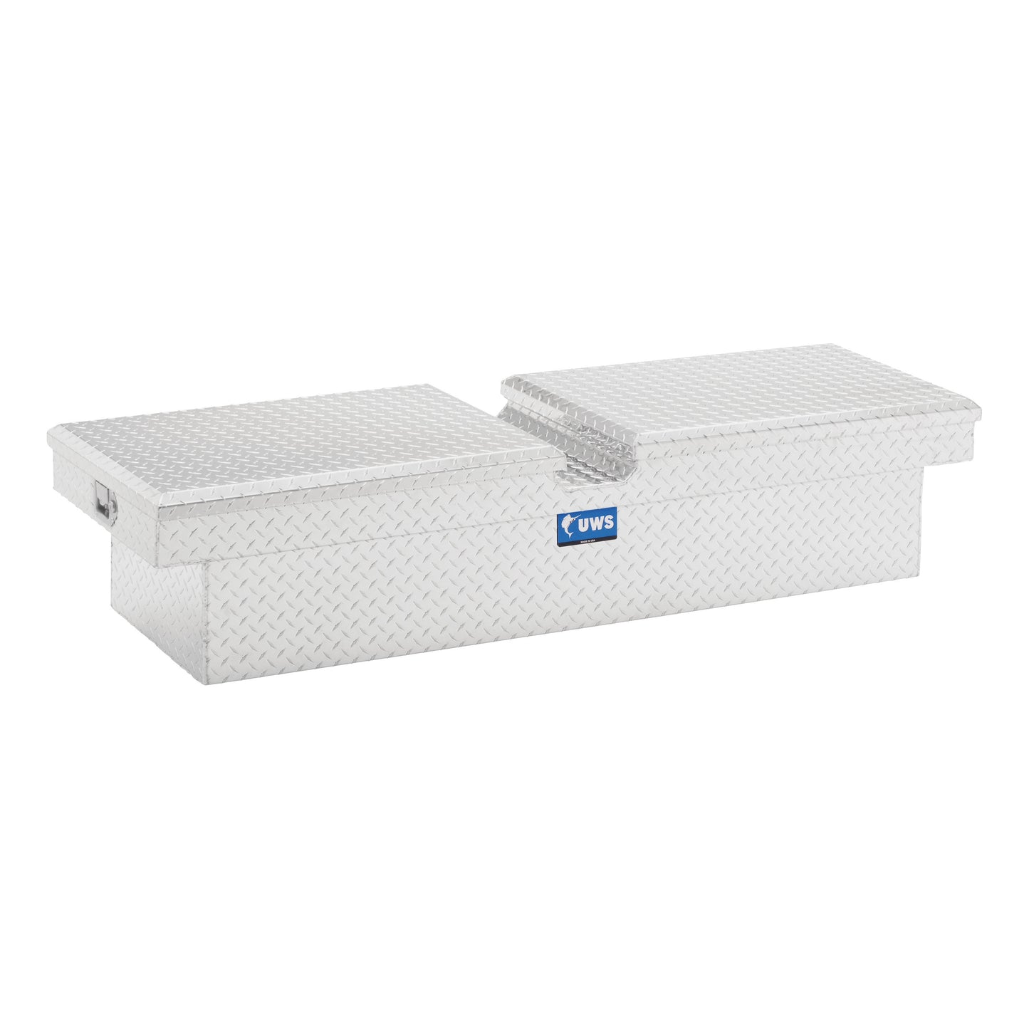 UWS 72.875-in x 20-in x 14.75-in Bright Aluminum Aluminum Crossover Truck Tool Box EC10071