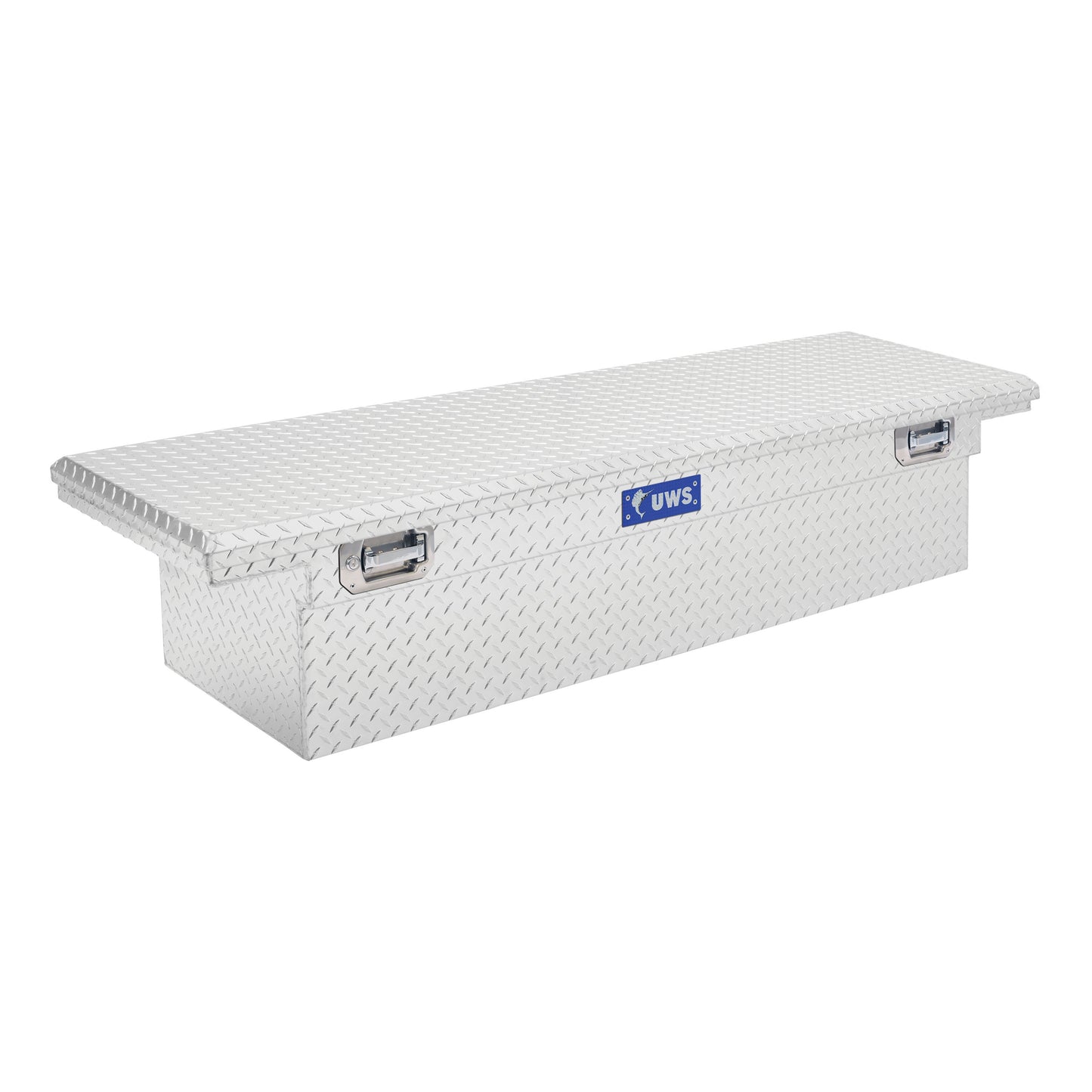 UWS 69.875-in x 20-in x 14.75-in Bright Aluminum Aluminum Crossover Truck Tool Box EC10481