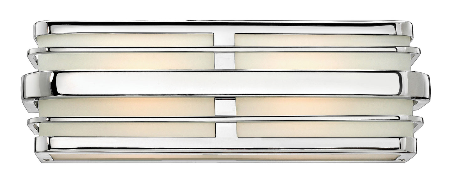 Hinkley Winton 15.5-in 2 -Light Gloss Chrome Industrial Vanity light 5662985