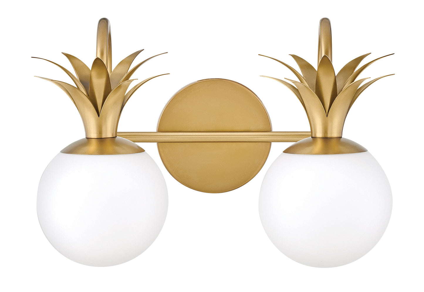 Hinkley Palma 14.75-in 2 -Light Antique Gold Transitional Vanity light 5663083