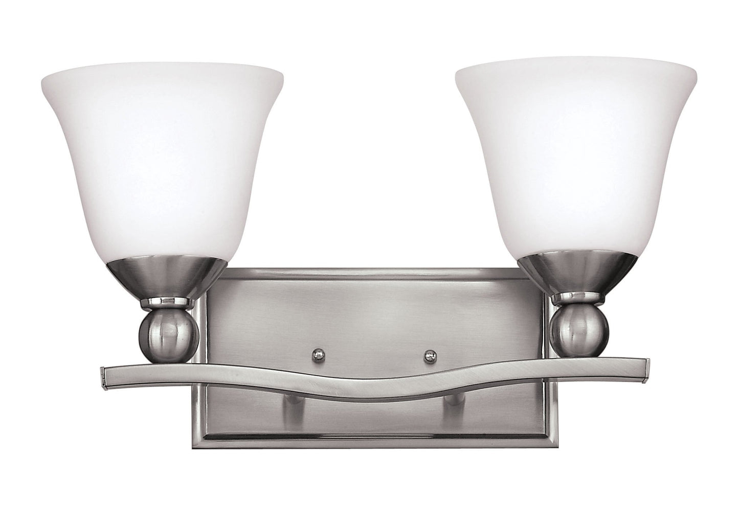 Hinkley Bolla 16-in 2 -Light Brushed Nickel Transitional Vanity light 5663065