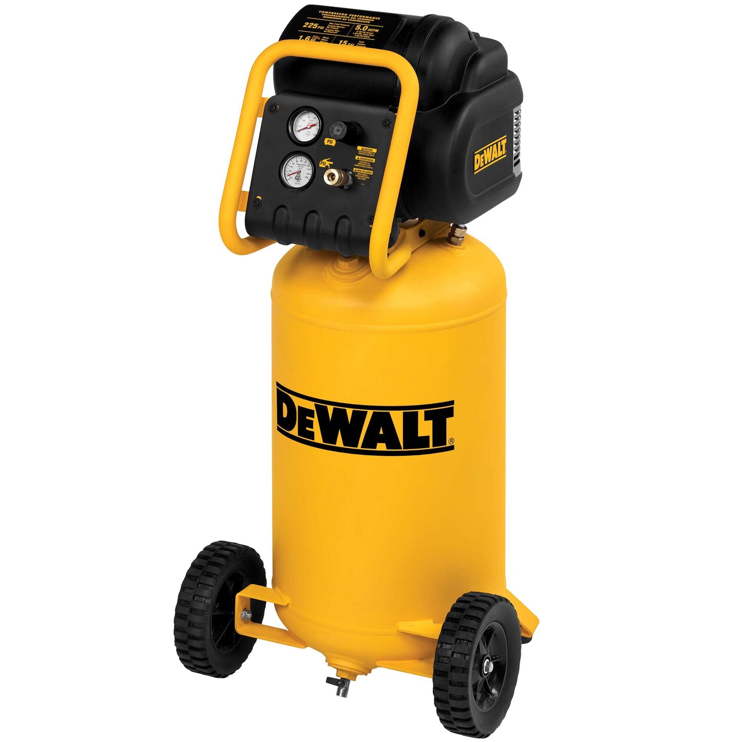 DEWALT 15-Gallon Portable Electric 225 PSI Vertical Air Compressor D55168 G