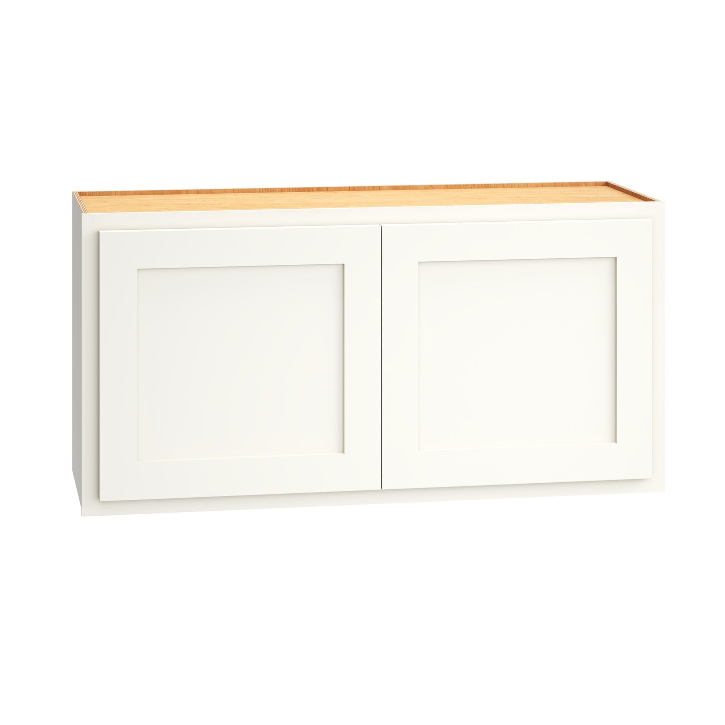 Diamond Express Jamestown 36-in W x 18-in H x 12-in D White Partial Overlay Wall Fully assembled Plywood Cabinet Recessed Panel Shaker