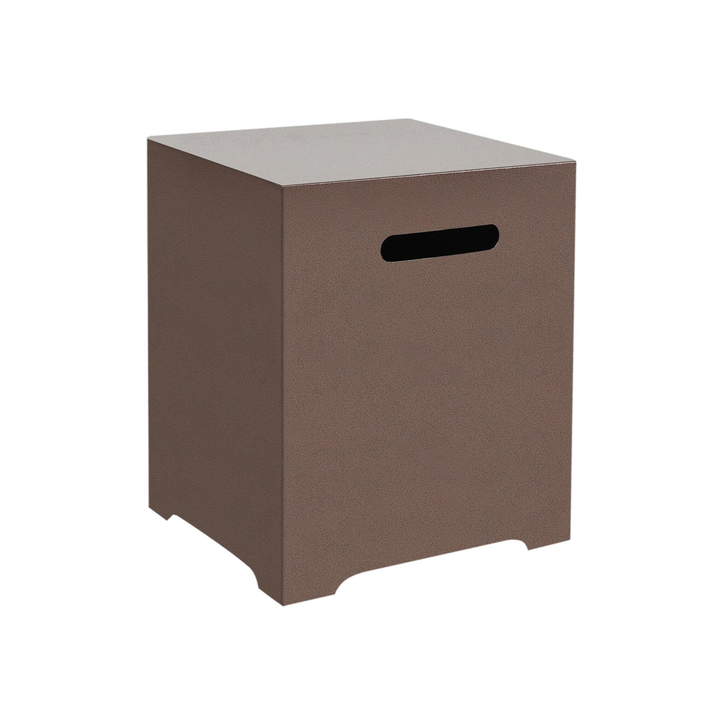 UPHA Gas Fire Pits Square Outdoor Balcony Table 16-in W x 16-in L