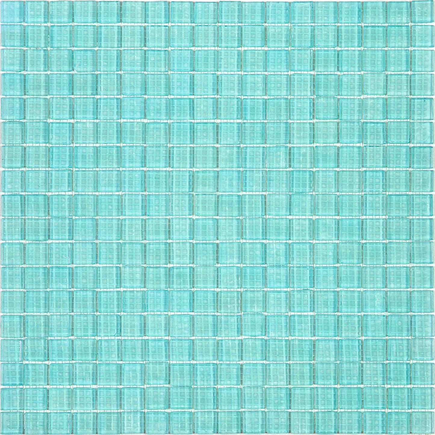 Apollo Tile Skosh Powder Blue 11-1/2-in x 11-1/2-in Glossy Glass Mosaic Floor and Wall Tile (18.69-sq. ft/ Carton)