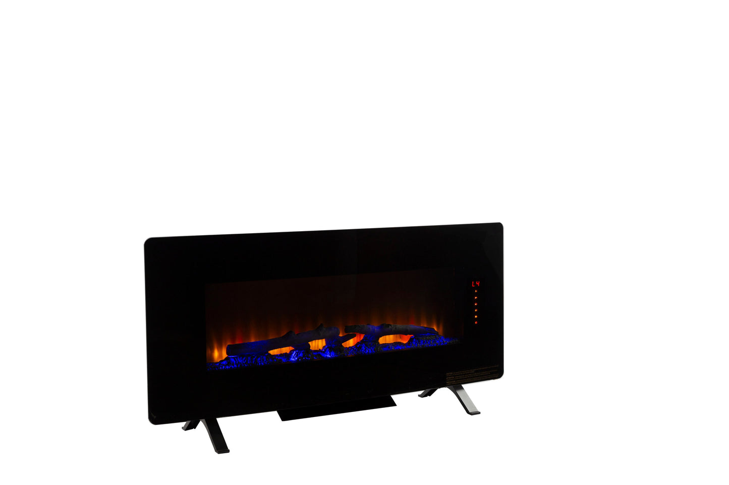 Pleasant Hearth 42-in W Black Fan-forced Electric Fireplace 320-42C-10