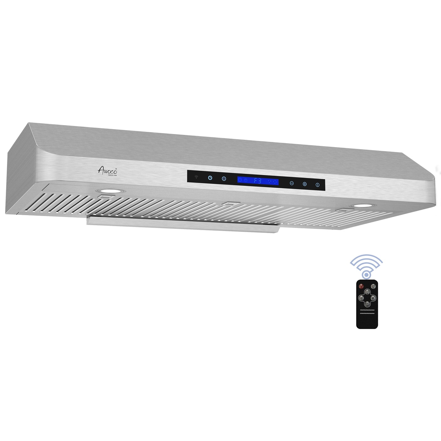 Awoco 42 inch Ducted 900-CFM Stainless Steel Under Cabinet Range Hood