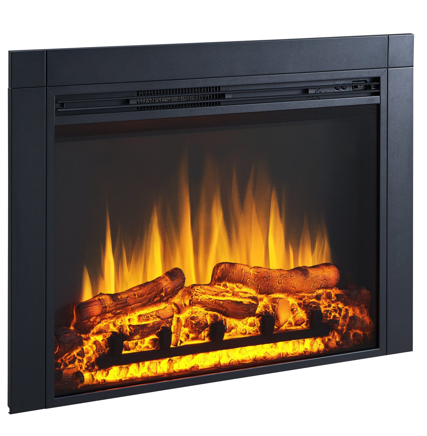 EdenDirect 36-in Black Electric Fireplace Insert NLCD041954