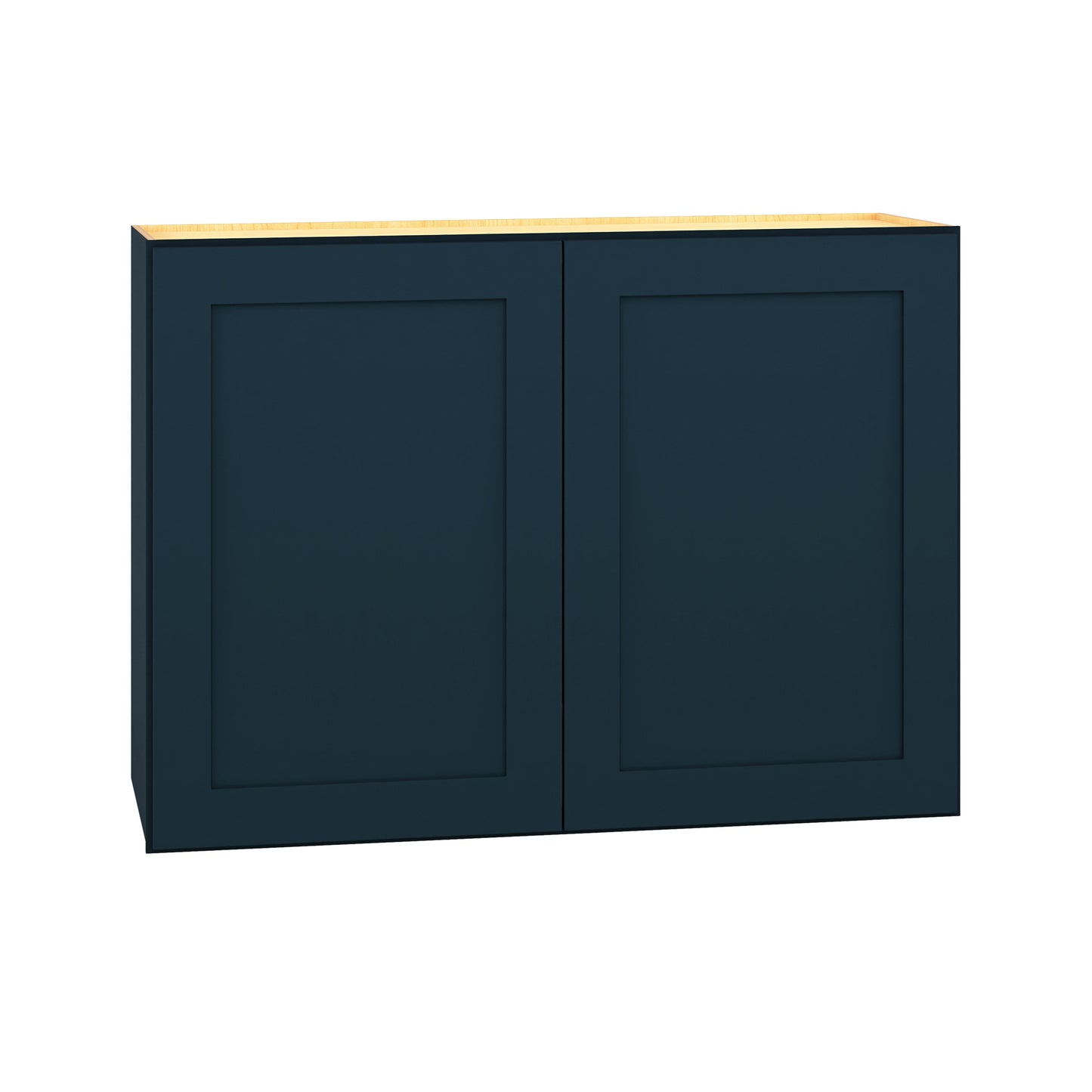 Diamond Express Jamestown 33-in W x 24-in H x 12-in D Regatta Blue Wall Fully assembled Plywood Cabinet Recessed Panel Shaker