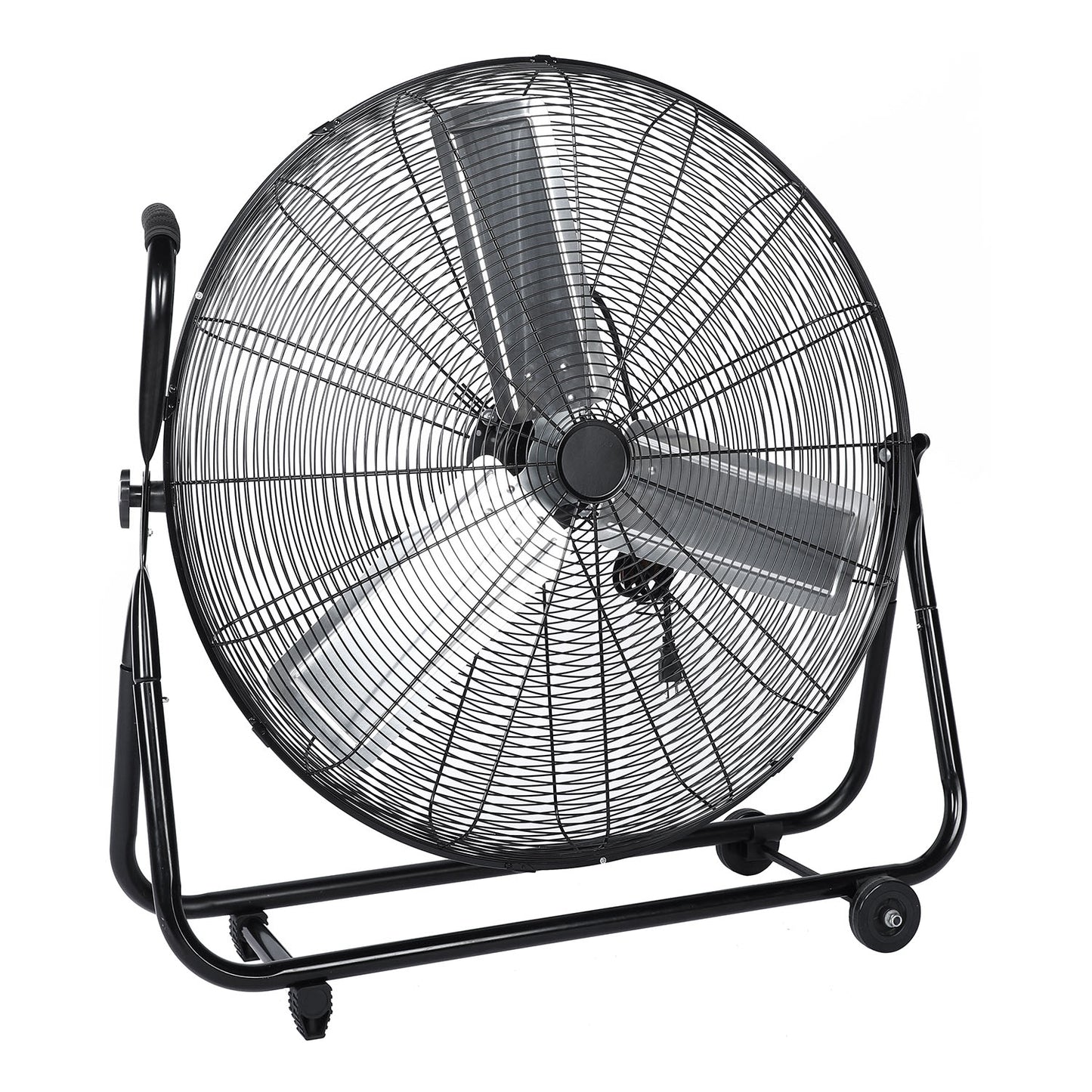 Mondawe 30-in 120-Volt 3-Speed High Velocity Indoor/Outdoor Black Industrial Fan MO-H312928