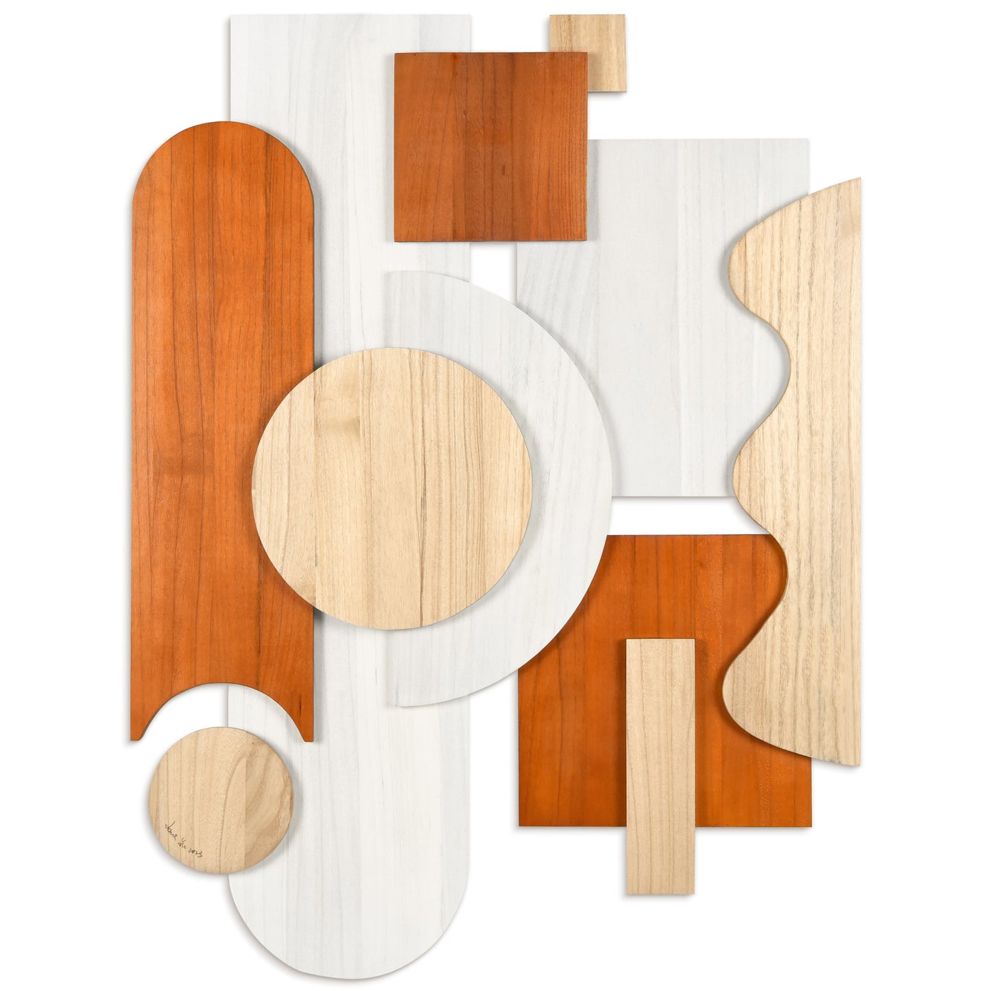 Empire Art Direct Cinnamon Dreamscape II Jane Yu Unframed 40-in H x 30-in W Modern Wood 3D art