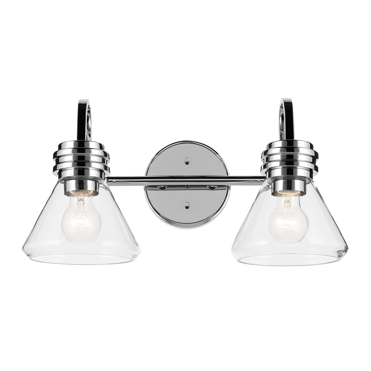 Kichler Farum 19.25-in 2 -Light Chrome Modern/contemporary Vanity light 6814553