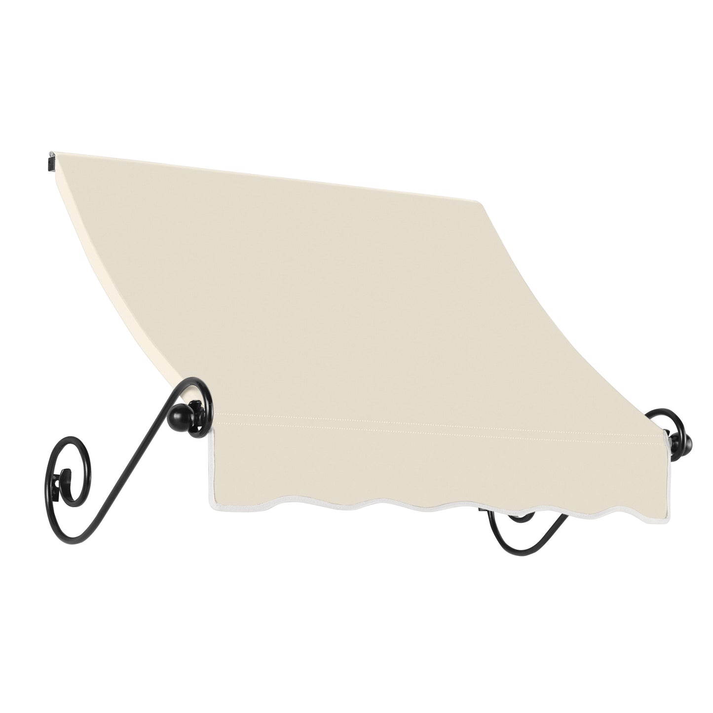 Awntech Charleston 40.5-in Wide x 36-in Projection x 36-in Height Fabric Linen Solid Fixed Window/Door Awning