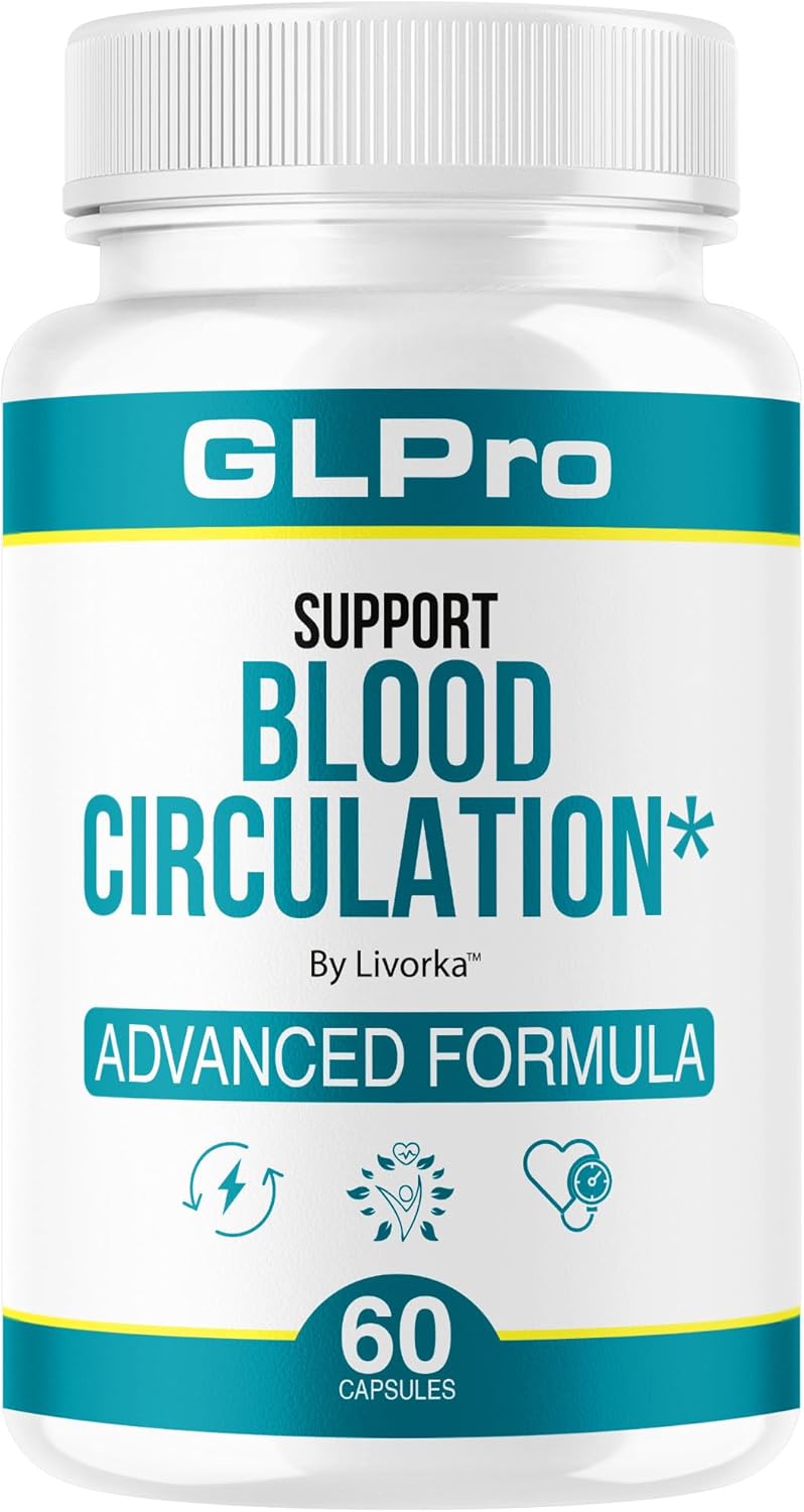 GLPro – GL Pro Capsules Support Formula, GLPro Blood Support Balance Formula Premium Natural Pills - Maximum Strength, Multivitamin for Overall Health & Wellness, 60 Capsules for 1 Month