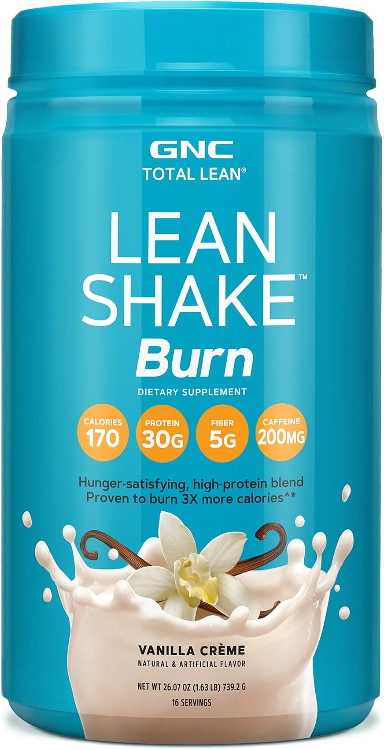 GNC Total Lean Lean Shake Burn - Vanilla Crème (16 Servings)