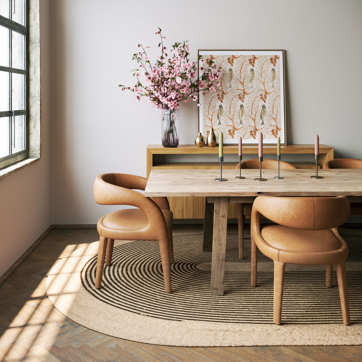 Rugs USA Padma Lakshmi Mysore Hand-Braided Jute Oval Striped Rug 8ft. 6in. x 11ft. 6in. Oval Dark Brown Area Rug