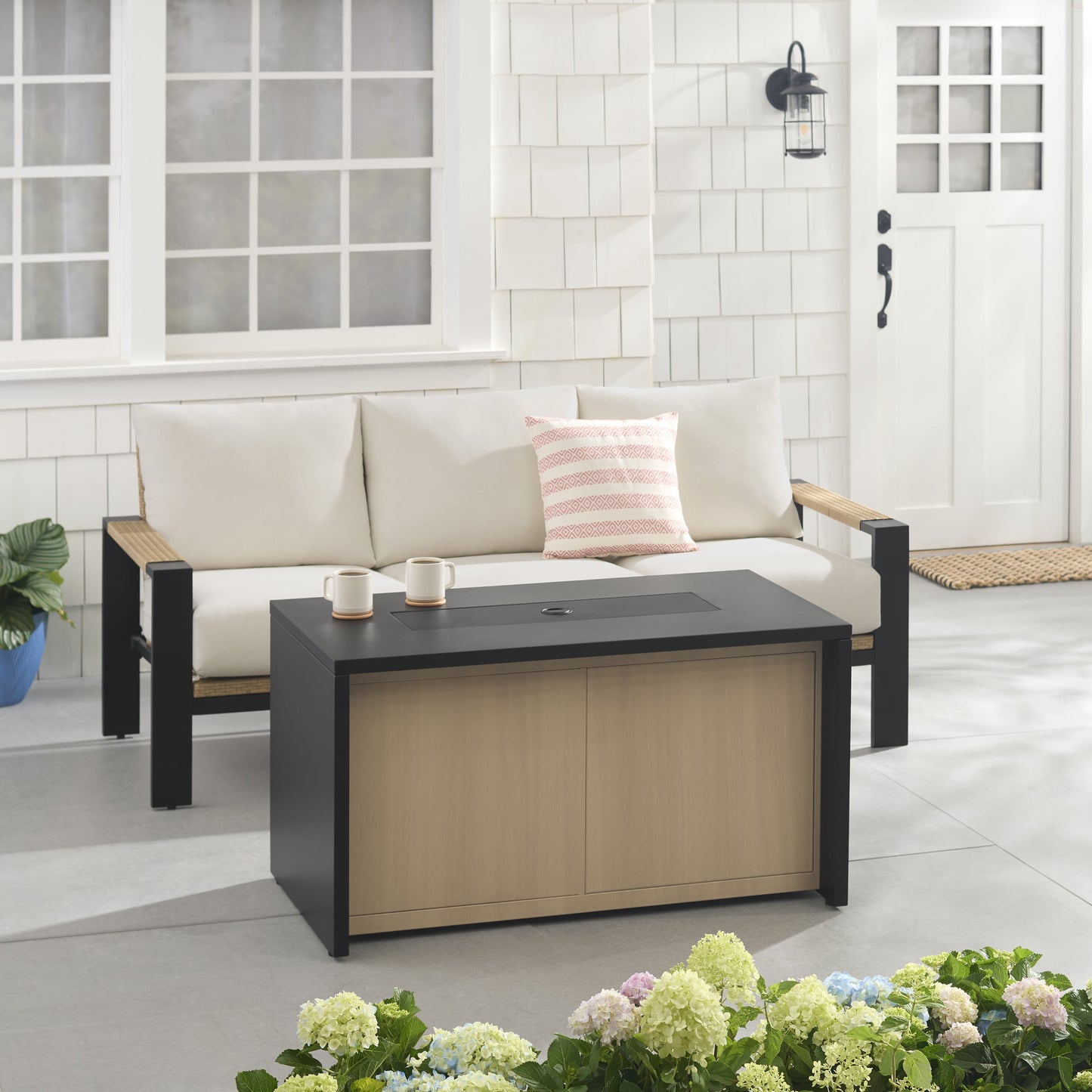 Better Home and Gardens Ventura Metal LP Firepit