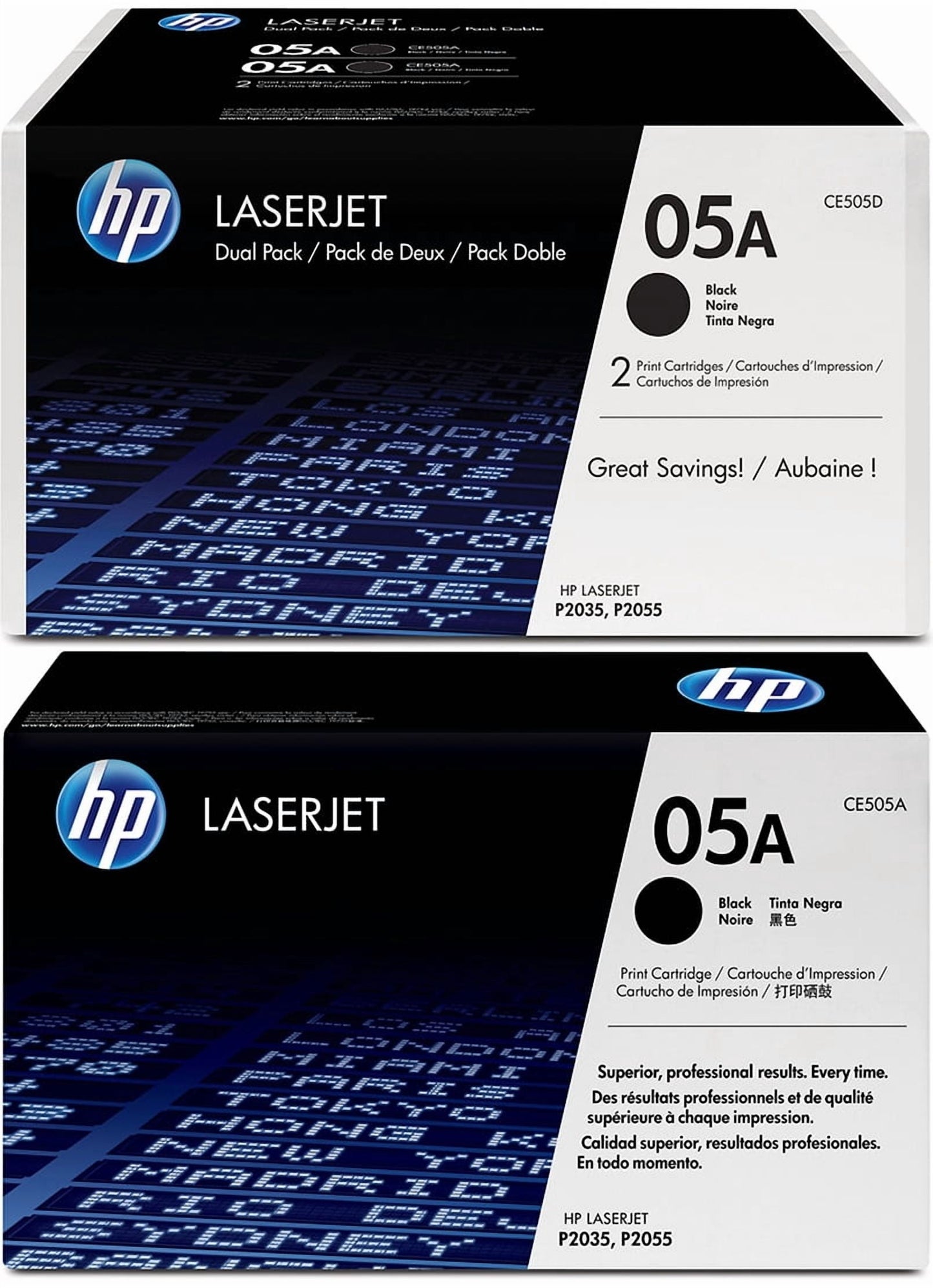 HP 05A Original Toner 2-Pack Bundle (Black & Black): Buy 1, Get 1 30% Off