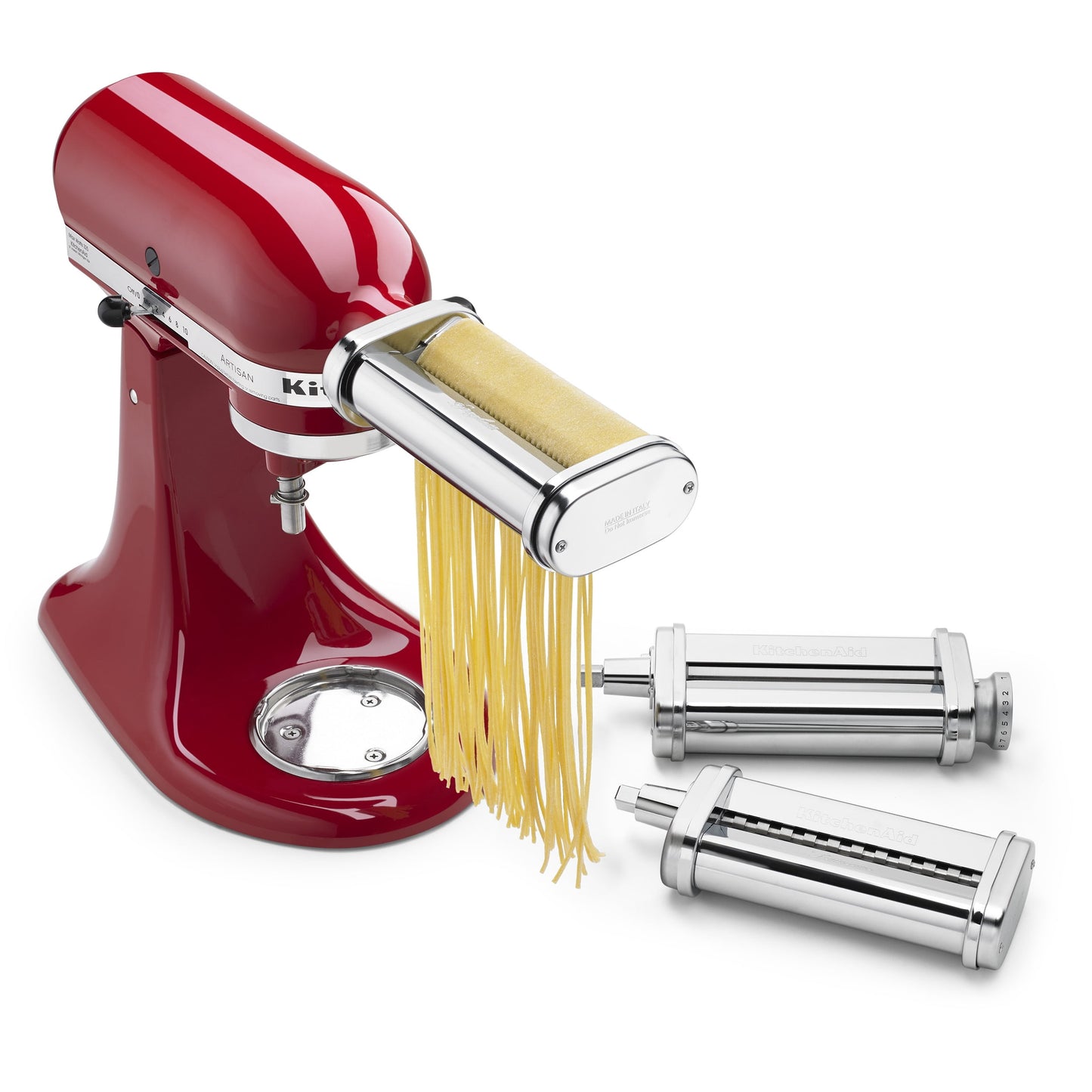 KitchenAid 3-Piece Pasta Roller & Cutter Set, Metal - KSMPRA
