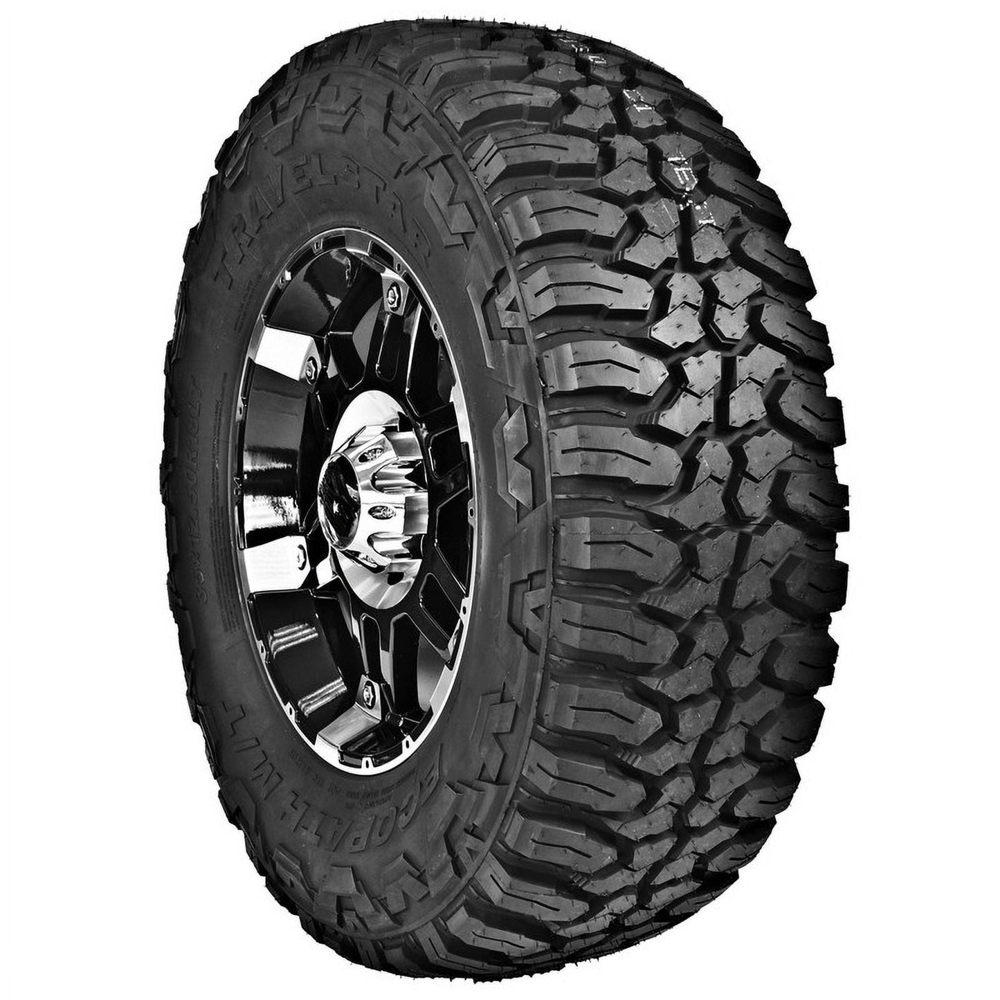 Travelstar EcoPath M/T LT285/75R16 10 PR Load Range E 126Q SUV Light Truck Mud Terrain Tire 285/75/16(Tire Only)