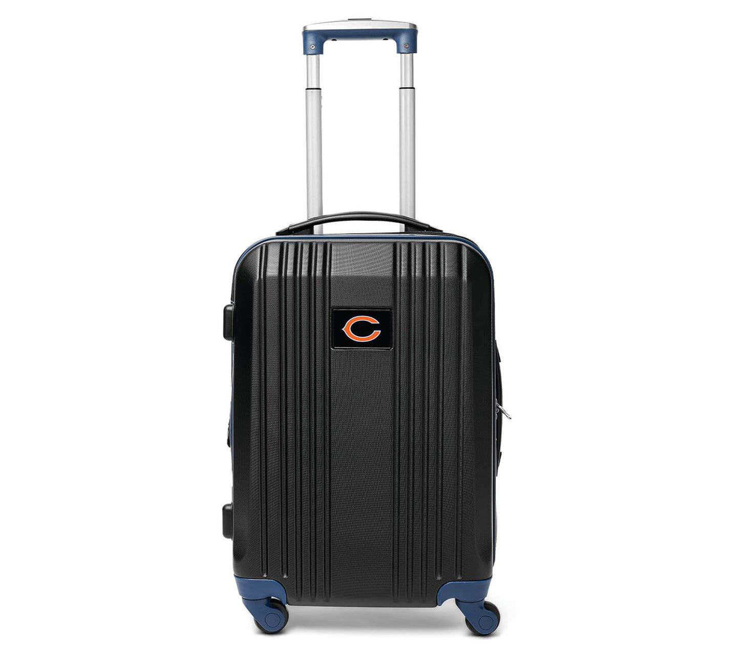 Denco NFL 21 Inch Carry-On Hardcase 2-Tone Spinner Black