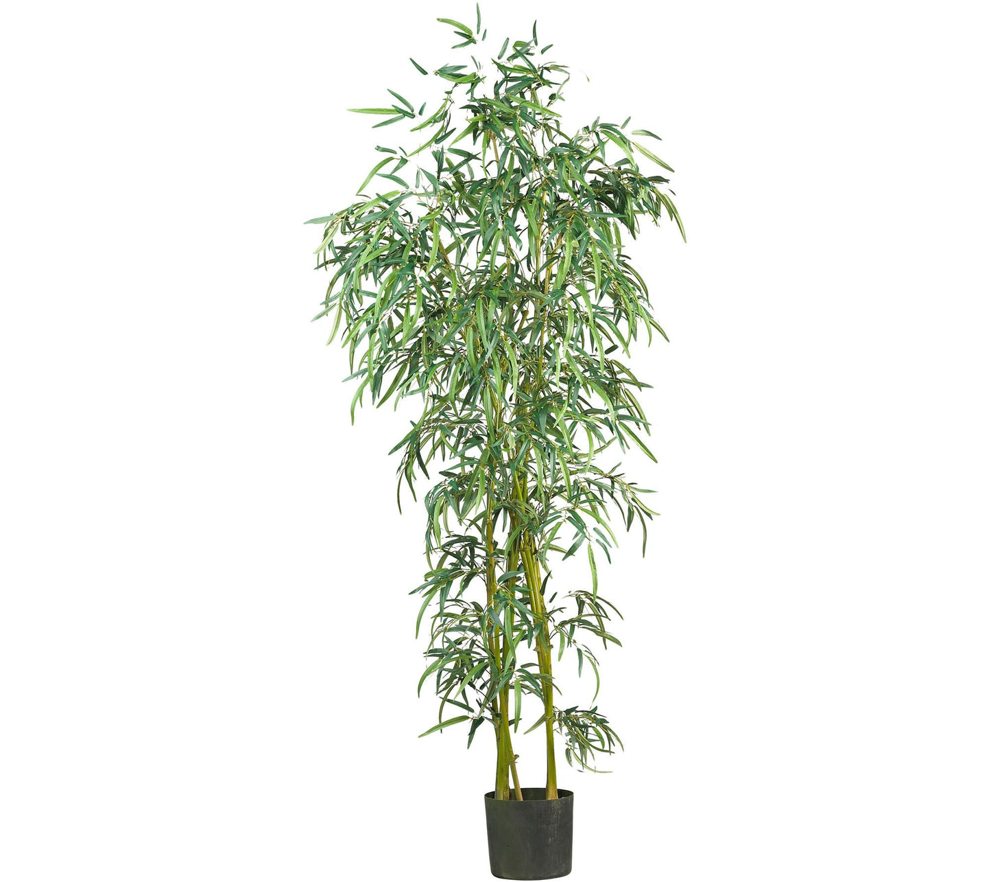 6' Fancy Style Slim Bamboo Silk Tree by Nearly Natural