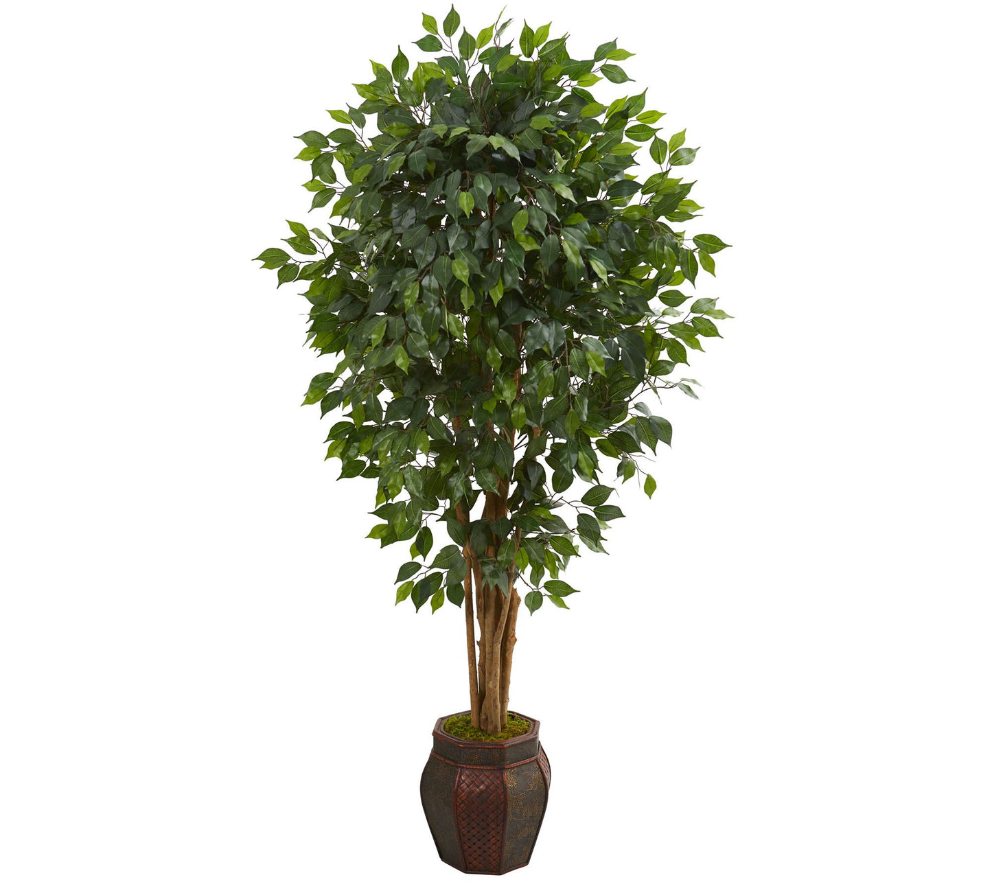 6' Ficus Artificial Tree in Planter by Nearly Natural