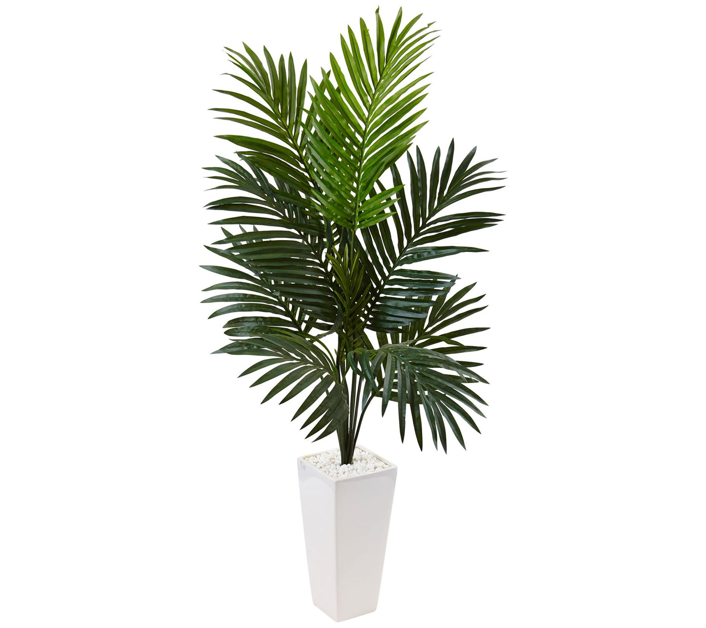 4.5' Kentia Palm Tree in Tower Planter by Nearly Natural