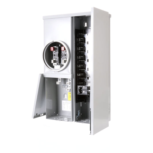 Siemens 100-Amp 12-Spaces 24-Circuit Outdoor Main Breaker Meter Combo Load Center MC1224B1100ESC