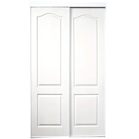 RELIABILT Savona 48-in x 80-in White Prefinished MDF Closet Sliding Door ( Hardware Included )