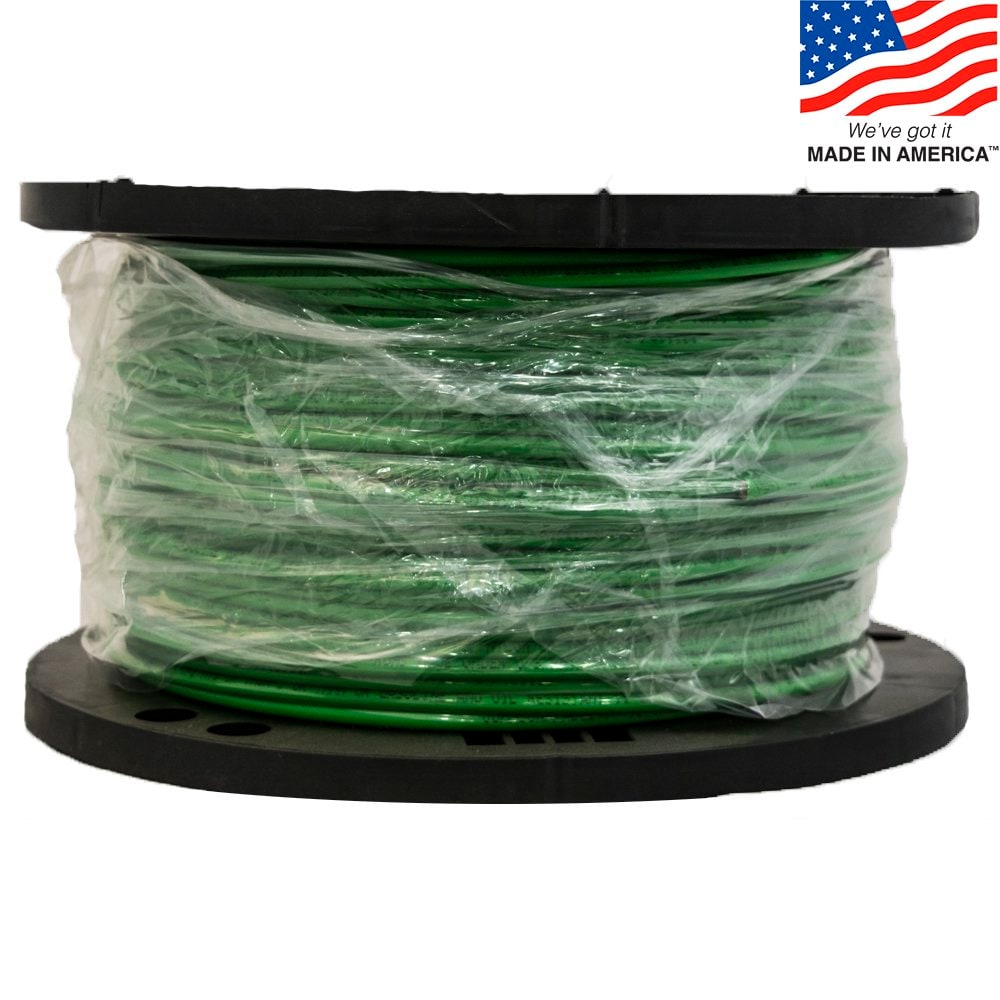Southwire SIMpull 500-ft 8-AWG Green Stranded Copper Thhn Wire (By-the-roll) 20492545